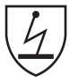Piktogram som viser symbol for beskyttelse mot statisk elektrisitet
